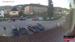 Střed obce Rokytnice nad Jizerou