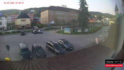 Střed obce Rokytnice nad Jizerou