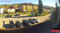 Střed obce Rokytnice nad Jizerou