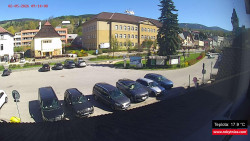 Střed obce Rokytnice nad Jizerou