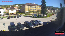 Střed obce Rokytnice nad Jizerou