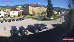 Střed obce Rokytnice nad Jizerou