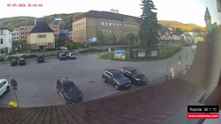 Střed obce Rokytnice nad Jizerou