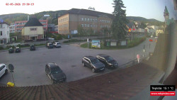 Střed obce Rokytnice nad Jizerou