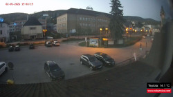 Střed obce Rokytnice nad Jizerou