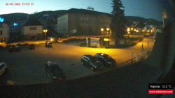 Střed obce Rokytnice nad Jizerou