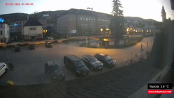 Střed obce Rokytnice nad Jizerou