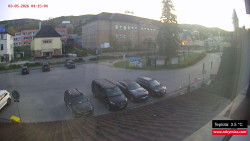 Střed obce Rokytnice nad Jizerou