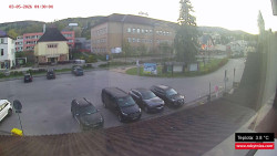 Střed obce Rokytnice nad Jizerou