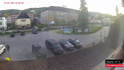 Střed obce Rokytnice nad Jizerou