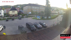 Střed obce Rokytnice nad Jizerou