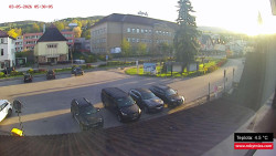 Střed obce Rokytnice nad Jizerou