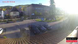 Střed obce Rokytnice nad Jizerou