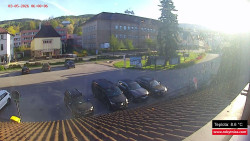 Střed obce Rokytnice nad Jizerou