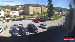 Střed obce Rokytnice nad Jizerou