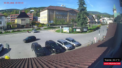 Střed obce Rokytnice nad Jizerou