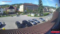 Střed obce Rokytnice nad Jizerou