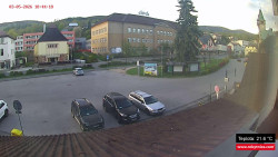 Střed obce Rokytnice nad Jizerou