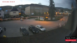 Střed obce Rokytnice nad Jizerou