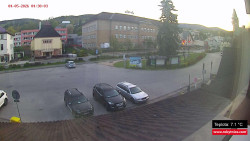 Střed obce Rokytnice nad Jizerou