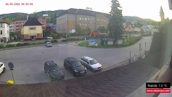 Střed obce Rokytnice nad Jizerou