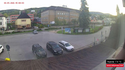 Střed obce Rokytnice nad Jizerou