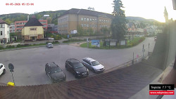 Střed obce Rokytnice nad Jizerou