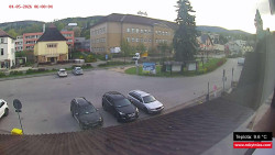 Střed obce Rokytnice nad Jizerou