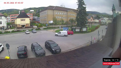 Střed obce Rokytnice nad Jizerou