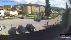 Střed obce Rokytnice nad Jizerou