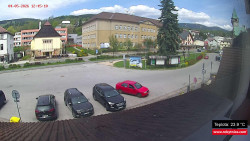 Střed obce Rokytnice nad Jizerou