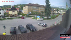 Střed obce Rokytnice nad Jizerou