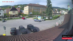 Střed obce Rokytnice nad Jizerou