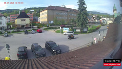 Střed obce Rokytnice nad Jizerou
