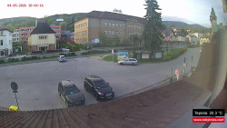 Střed obce Rokytnice nad Jizerou