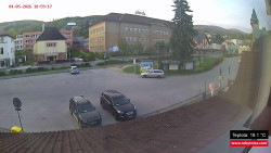 Střed obce Rokytnice nad Jizerou