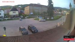 Střed obce Rokytnice nad Jizerou