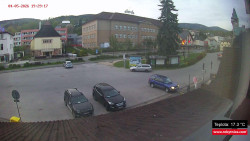 Střed obce Rokytnice nad Jizerou