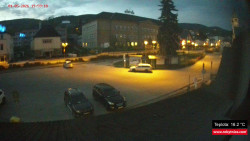 Střed obce Rokytnice nad Jizerou