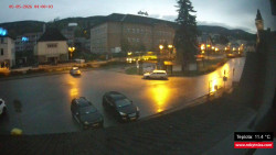 Střed obce Rokytnice nad Jizerou