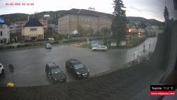Střed obce Rokytnice nad Jizerou