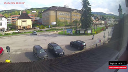 Střed obce Rokytnice nad Jizerou