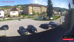 Střed obce Rokytnice nad Jizerou