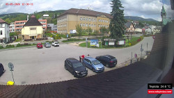 Střed obce Rokytnice nad Jizerou