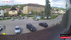 Střed obce Rokytnice nad Jizerou