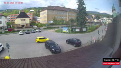 Střed obce Rokytnice nad Jizerou