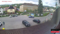 Střed obce Rokytnice nad Jizerou