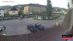 Střed obce Rokytnice nad Jizerou