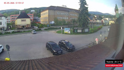 Střed obce Rokytnice nad Jizerou