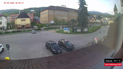 Střed obce Rokytnice nad Jizerou